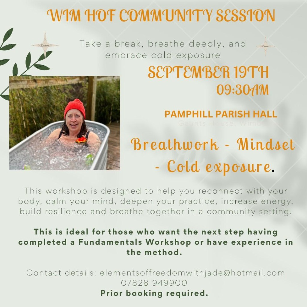 Wim Hof Community Session poster
